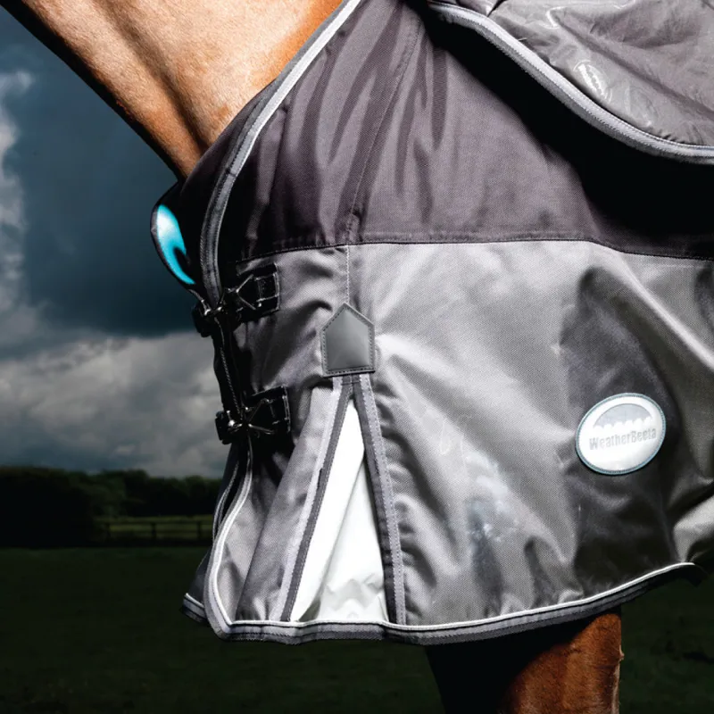 Weatherbeeta Freestyle 1200 Detach-A-Neck Medium 220g - Navy/Red/White-2